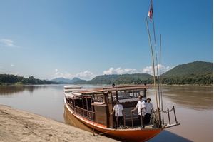 Luang Say Cruise in Laos - up river 