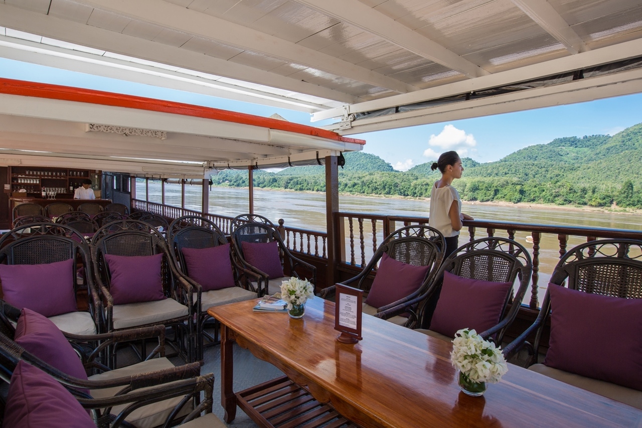 Luang Say Cruise in Laos - up river 